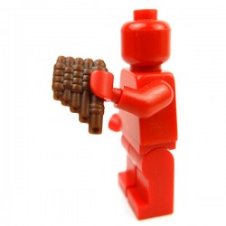 Lego Accessoires Minifig Custom BRICK WARRIORS Flûte (marron) (La Petite Brique)