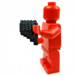 Lego Accessoires Minifig Custom BRICK WARRIORS Flûte (Noir) (La Petite Brique)