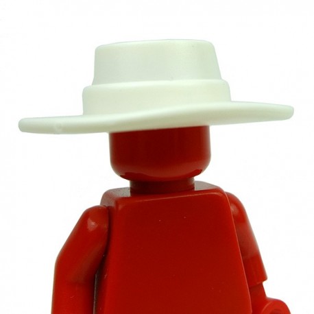 Lego Accessoires Minifig Custom BRICK WARRIORS Plague Doctor Hat (Blanc) (La Petite Brique)
