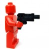 Lego Accessoires Minifig Pistol Automatic Medium Barrel (Noir)﻿ (Cuivre) (La Petite Brique)