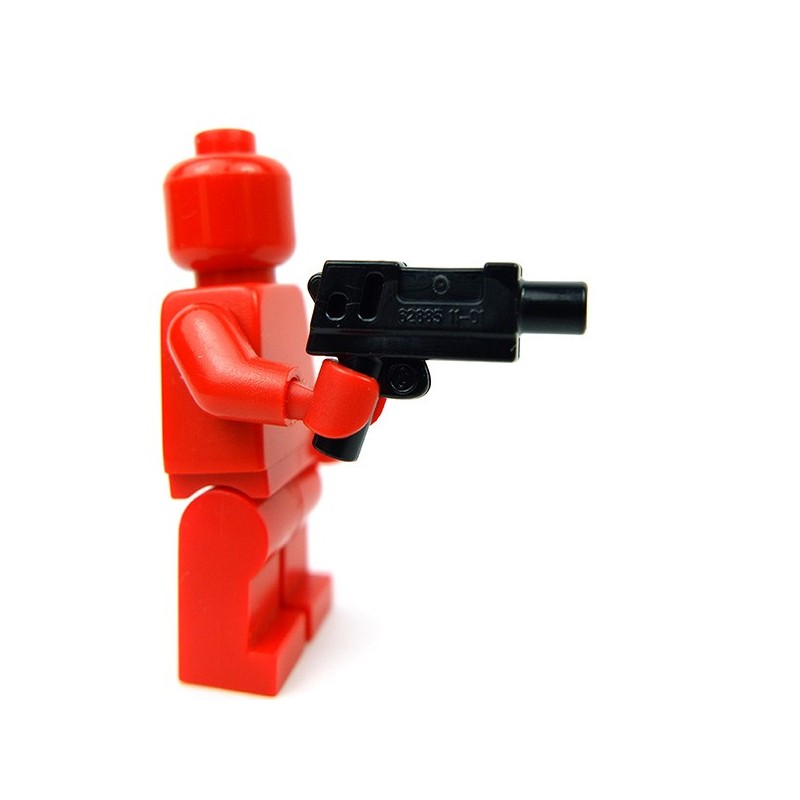 Lego Minifig Accessories Pistol Medium Barrel (Black)﻿﻿ (La Petite Brique)