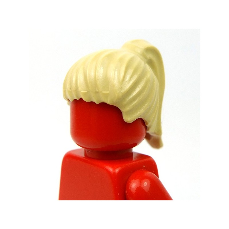 LEGO Red City Female Minifig Ponytail Hair Body Part Accessory
