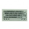 Lego Accessoires Minifig Clavier Ordinateur - Tile 1x2 (Blanc) (La Petite Brique)