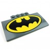 Slope, Curved 5 x 8 x 2/3 with Batman Logo (Dark Bluish Gray)