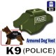 Lego Accessoires Minifig Si-Dan Toys Armored Dog Vest (K9) (POLICE Vert Militaire) (La Petite Brique)