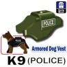 Armored Dog Vest (K9) (Police - Military Green)