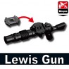 Lego Accessoires Minifig Si-Dan Toys Lewis Gun (noir) (La Petite Brique)