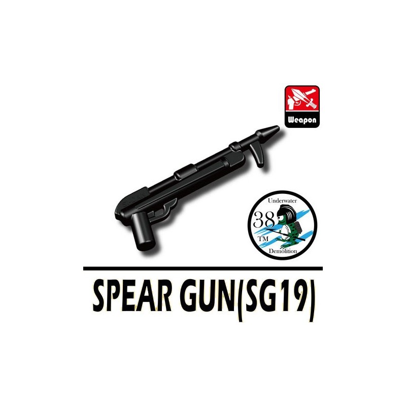 Lego mini figure 1 Black Harpoon Spear Gun Diver Weapon NEW