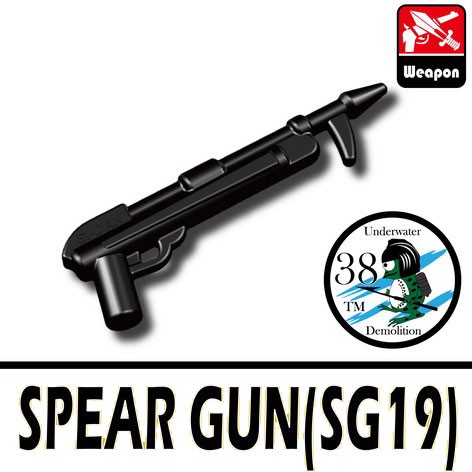 Lego mini figure 1 Black Harpoon Spear Gun Diver Weapon NEW