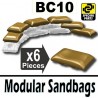 6 Modular Sandbags BC10 (Dark Tan)