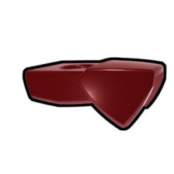 Dark Red One-Sided Pauldron
