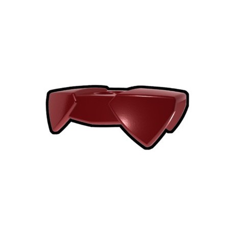 Dark Red Two-Sided Pauldron