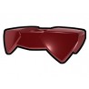 Dark Red Two-Sided Pauldron