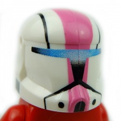 Lego Accessoires Minifig Custom CLONE ARMY CUSTOMS Commando Pink Helmet (La Petite Brique)