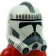 Lego Accessoires Minifig Custom CLONE ARMY CUSTOMS Casque Clone Phase 2 Shock Grey (La Petite Brique)