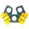 Shoulder Cloth Arc Double Yellow