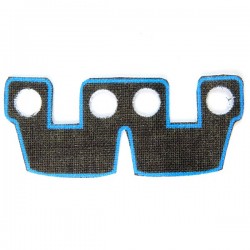 Waistcape Blue Trim