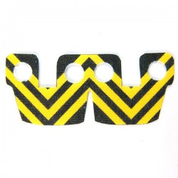 Waistcape Yellow Black Stripes