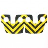 Waistcape Yellow Black Stripes